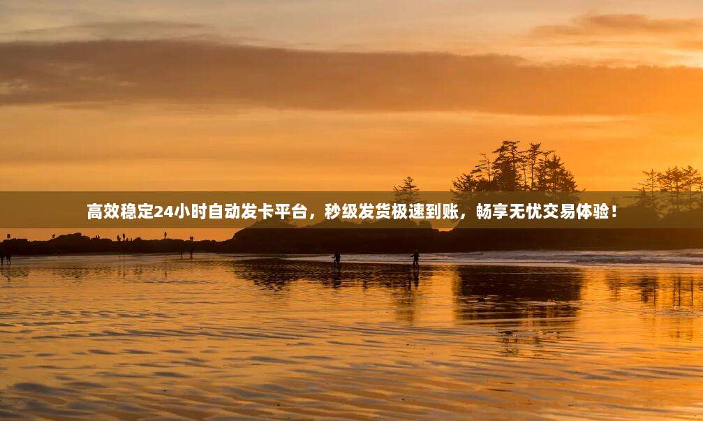 高效稳定24小时自动发卡平台,秒级发货极速到账,畅享无忧交易体验!