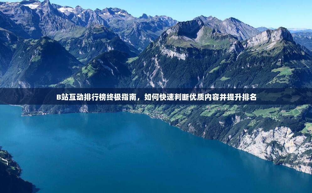 B站互动排行榜终极指南，如何快速判断优质内容并提升排名